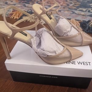 Nude Nine West heels